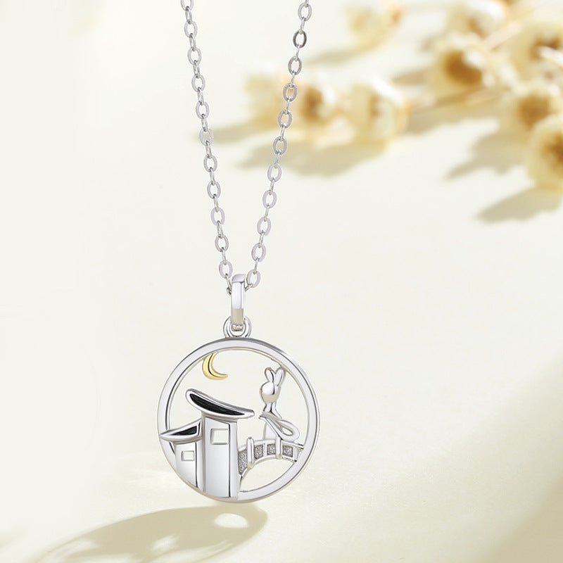Cowherd And Weaver Girl Couple Necklaces