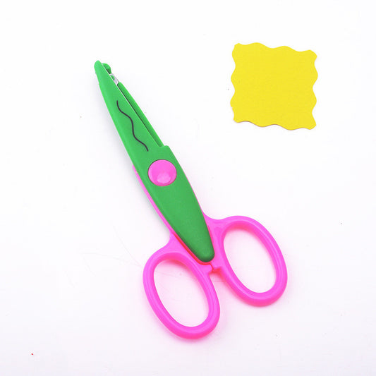 Lace Scissors Plastic Edge Serrated Tape